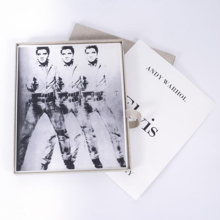 Hauptbild zu Objekt, Mappenwerk 'Elvis' editiert von der Fremant Gallery New York City, nach 1987  , Andy Warhol, Fremant Gallery New York City, 138C 868