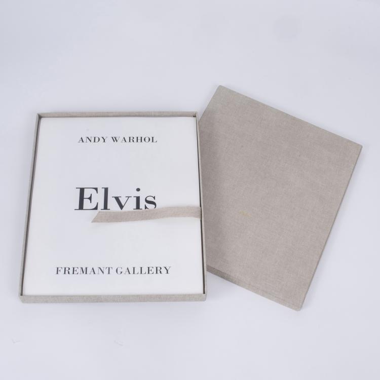 Bild 2 zu Objekt, Mappenwerk 'Elvis' editiert von der Fremant Gallery New York City, nach 1987  , Andy Warhol, Fremant Gallery New York City, 138C 868