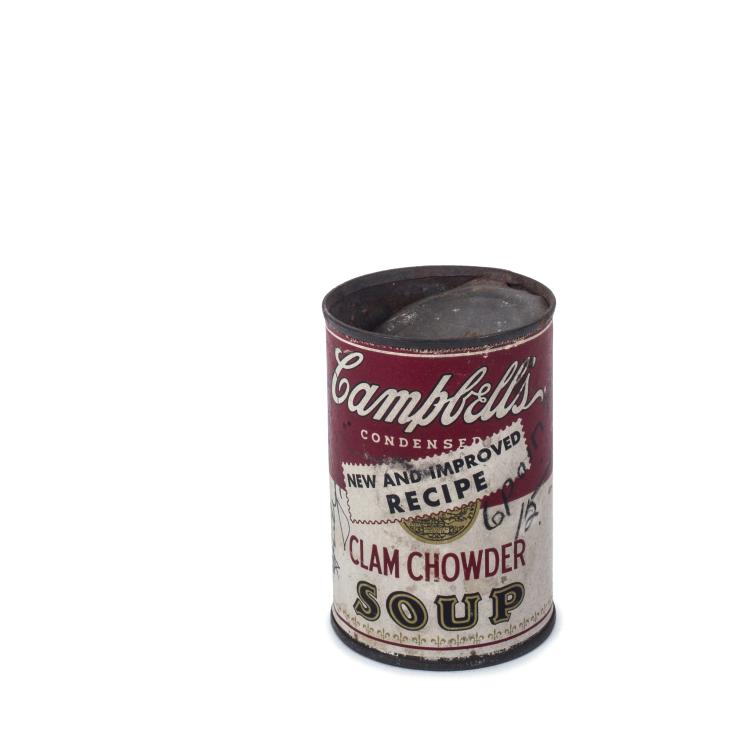 Hauptbild zu Objekt, Soup Can 'Campbell's Clam Chowder', probably 1960s , Andy Warhol, 138C 862