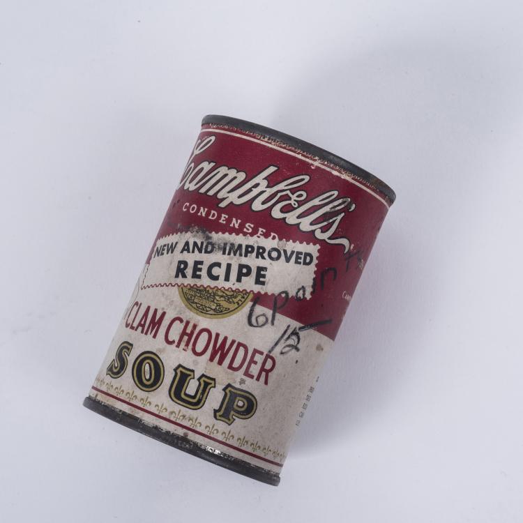 Bild 2 zu Objekt, Soup Can 'Campbell's Clam Chowder', probably 1960s , Andy Warhol, 138C 862