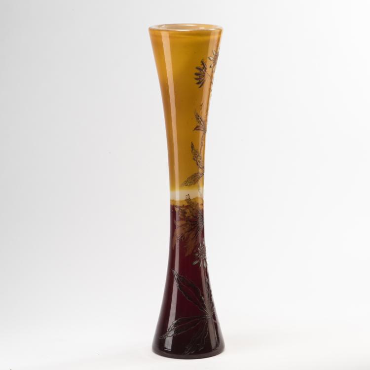 Hauptbild zu Objekt, Gro&szlig;e Vase 'Ornothogale en ombelle', 1893, Gall&eacute;, Emile, Nancy, 138B 195