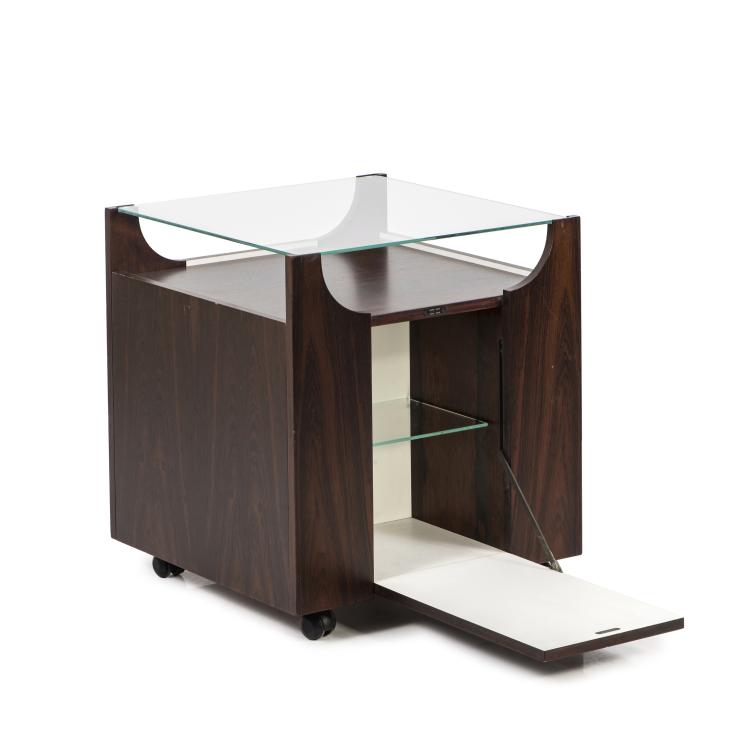 Hauptbild zu Objekt, 'Cubobar' liquor cart, 1962, Bruno Munari, Stildomus, Rom, 139B 466