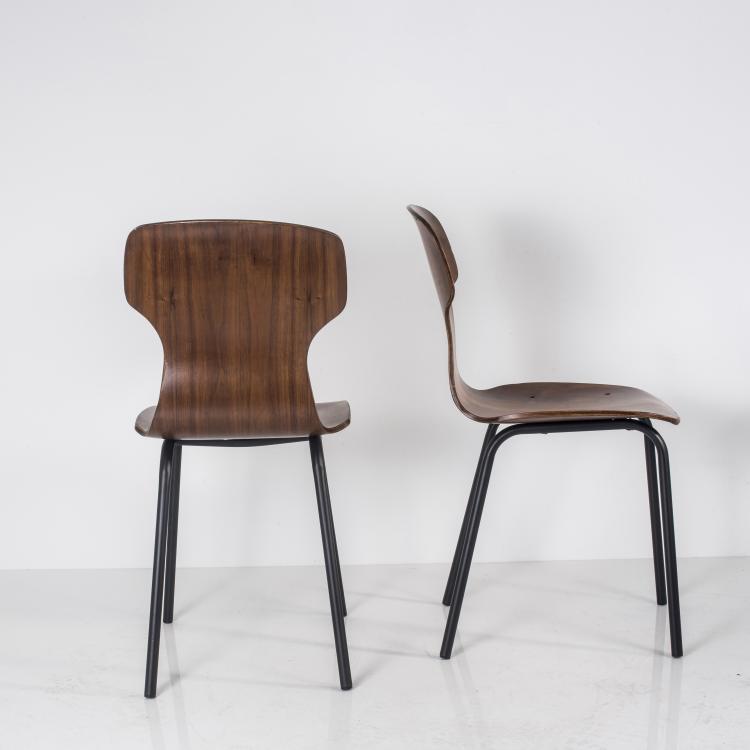 Bild 2 zu Objekt, Eight side chairs, c. 1958, Italien, 139B 355