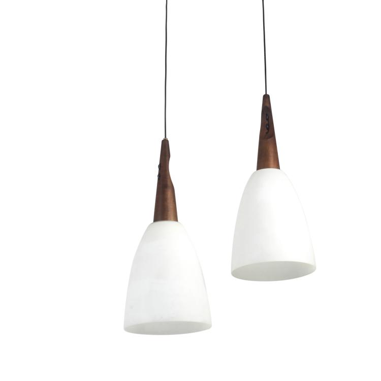 Hauptbild zu Objekt, Two ceiling lights, c. 1958, Skandinavien, 139B 354