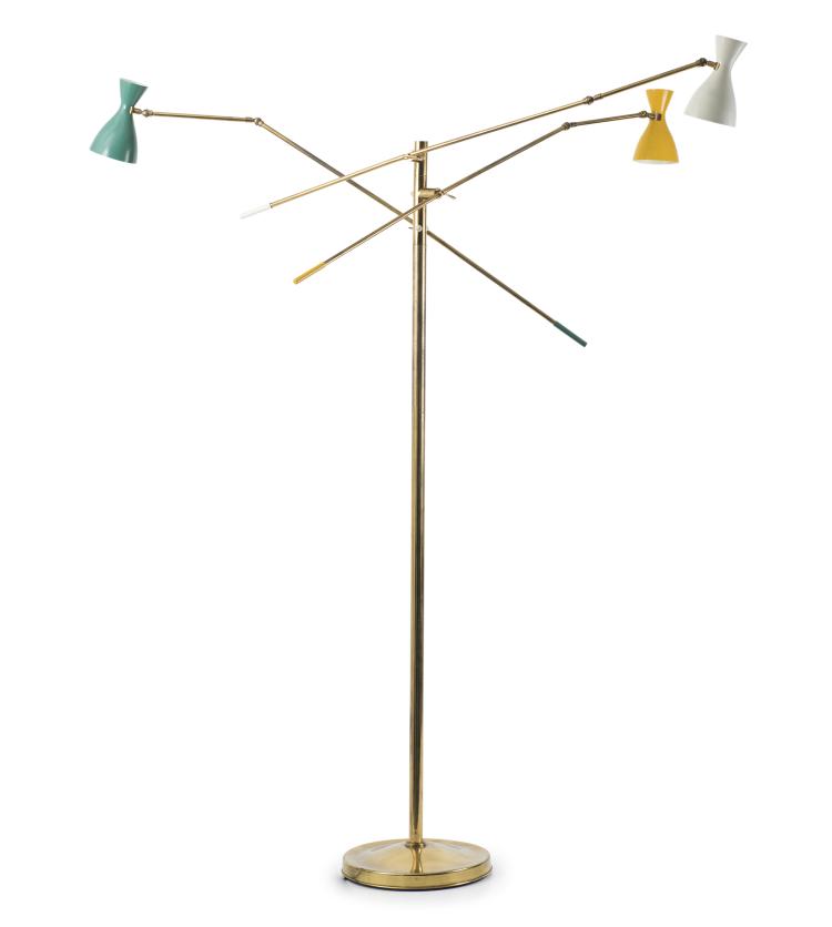 Hauptbild zu Objekt, Floor lamp, 1950s, Italien, 139B 336