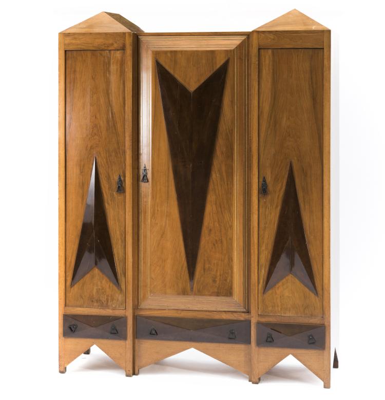 Hauptbild zu Objekt, Cubist wardrobe, c. 1912, &Ouml;sterreich-Ungarn, 142A 019