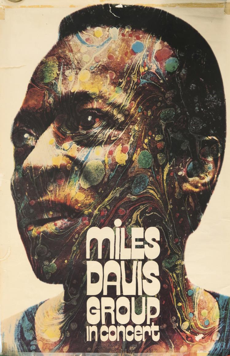 Hauptbild zu Objekt, 'Miles Davis Group in Concert' poster, 1971, G&uuml;nther Kieser, 139A 178
