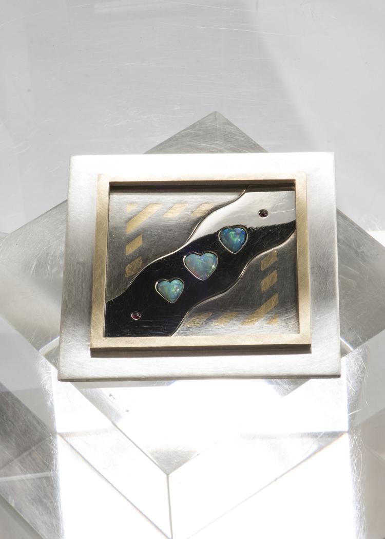 Hauptbild zu Objekt, Brooch, 1971, Helfried Kodr&eacute;, 142B 190