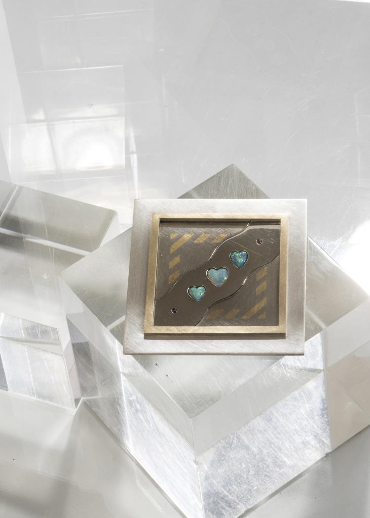 Bild 1 zu Objekt, Brooch, 1971, Helfried Kodr&eacute;, 142B 190