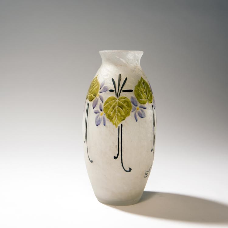 Bild 1 zu Objekt, 'Violettes' vase, 1920s, Legras & Cie., Saint-Denis, 138B 253