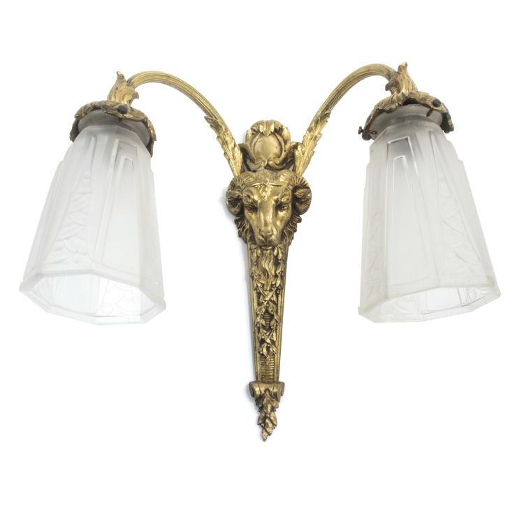 Hauptbild zu Objekt, Sconce, c1930, Schneider, Epinay-sur-Seine, 138B 285