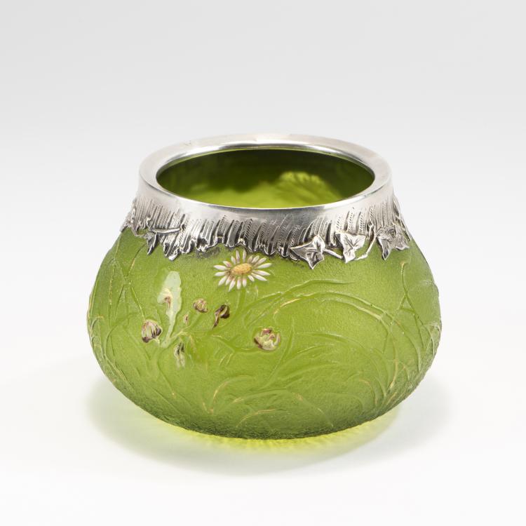 Bild 1 zu Objekt, 'Fleurs de Champs' vase with silver mounting by Malv&eacute;zieux Ain&eacute;, 1895-1900, Gall&eacute;, Emile, Nancy, 138B 197
