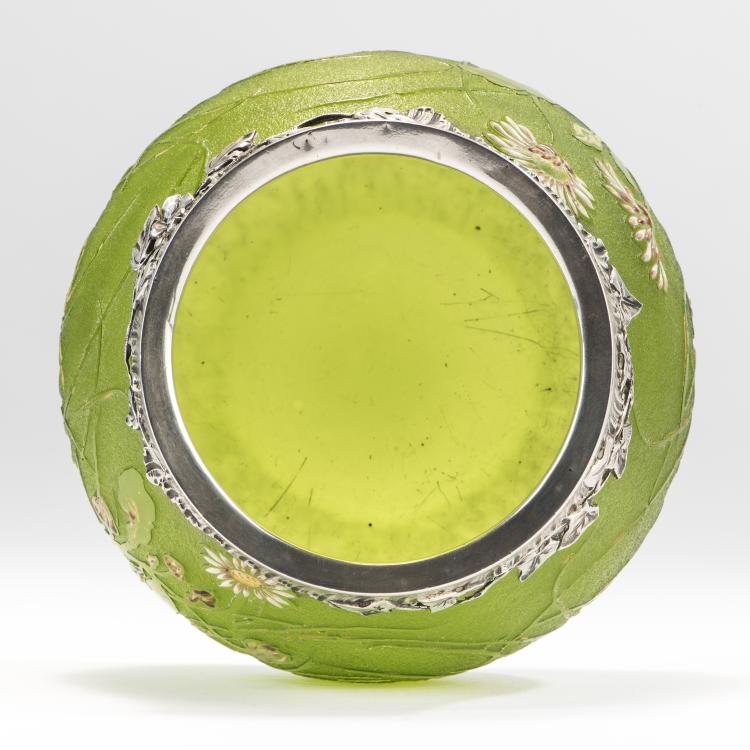 Bild 3 zu Objekt, 'Fleurs de Champs' vase with silver mounting by Malv&eacute;zieux Ain&eacute;, 1895-1900, Gall&eacute;, Emile, Nancy, 138B 197