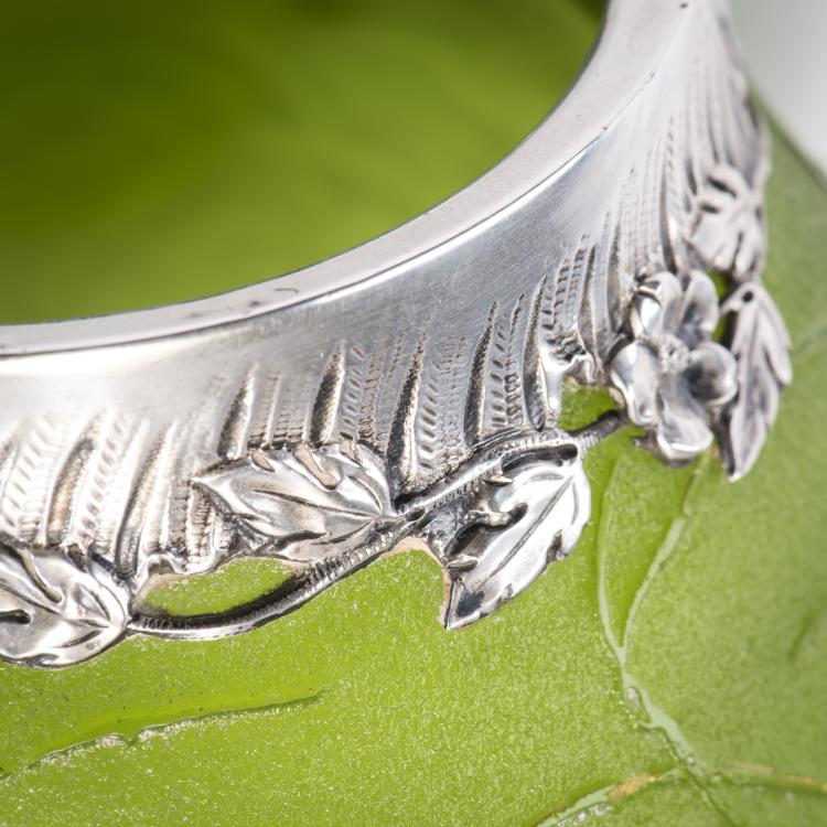 Bild 4 zu Objekt, 'Fleurs de Champs' vase with silver mounting by Malv&eacute;zieux Ain&eacute;, 1895-1900, Gall&eacute;, Emile, Nancy, 138B 197