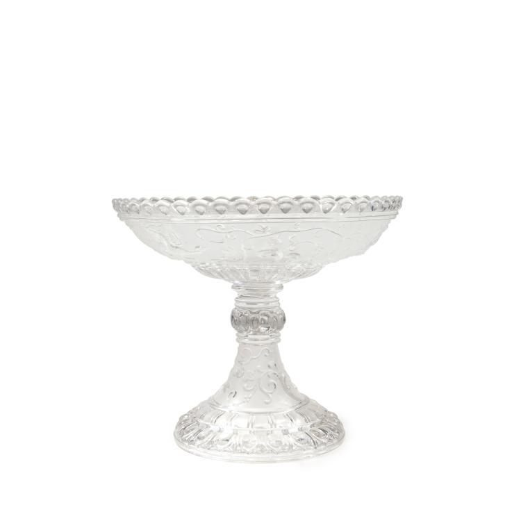 Hauptbild zu Objekt, 'Oiseaux de Paradis' footed bowl, 1860-80, Baccarat, Cristallerie de, 138B 96
