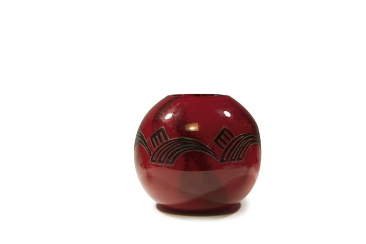 Hauptbild zu Objekt, Vase, c1928, Legras & Cie., Saint-Denis, 138B 255