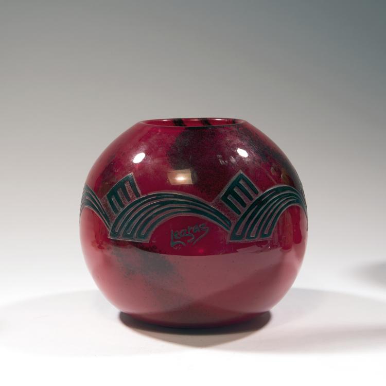 Bild 1 zu Objekt, Vase, c1928, Legras & Cie., Saint-Denis, 138B 255