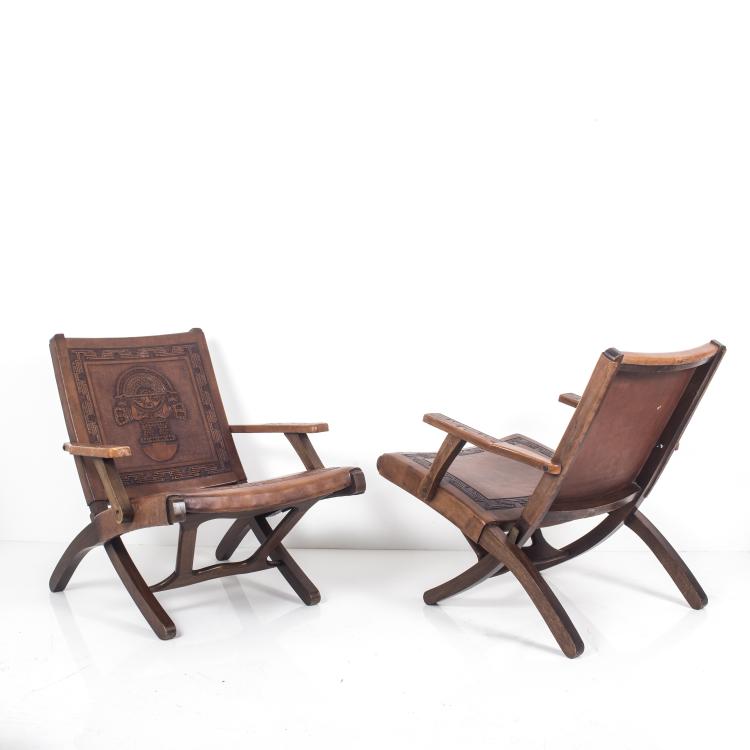 Bild 7 zu Objekt, Two folding chairs, 1960s, Angel Pazmino, Meubles de Estilo, Ecuador, 139B 471