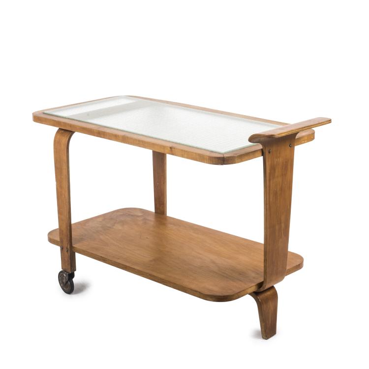 Hauptbild zu Objekt, Serving cart, 1953, Den Boer, Gouda, 139B 286