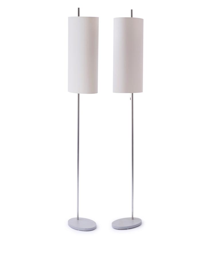 Hauptbild zu Objekt, Two 'AJ Royal' floor lamps, 1958, Arne Jacobsen, Santa & Cole, Barcelona, 139B 347