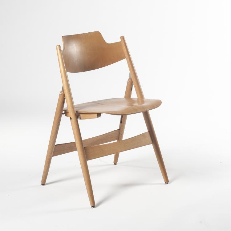 Bild 7 zu Objekt, Six 'SE 18' folding chairs, 1953, Egon Eiermann, Wilde & Spieth, Esslingen, 139A 113