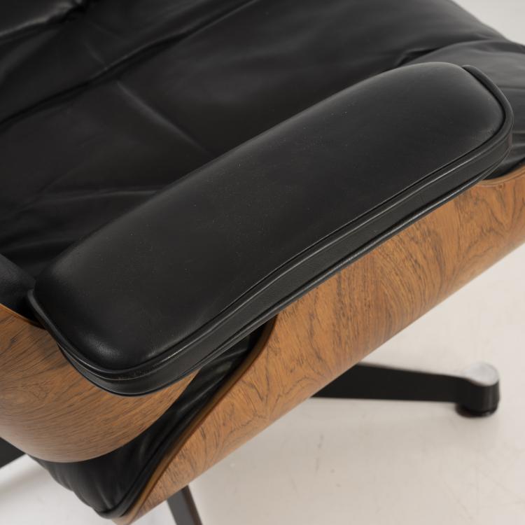 Bild 5 zu Objekt, Armlehnsessel 'Lounge Chair 670' mit Ottoman '671', 1956, Vitra Design, Weil am Rhein f&uuml;r Herman Miller, Zeeland, 139B 334