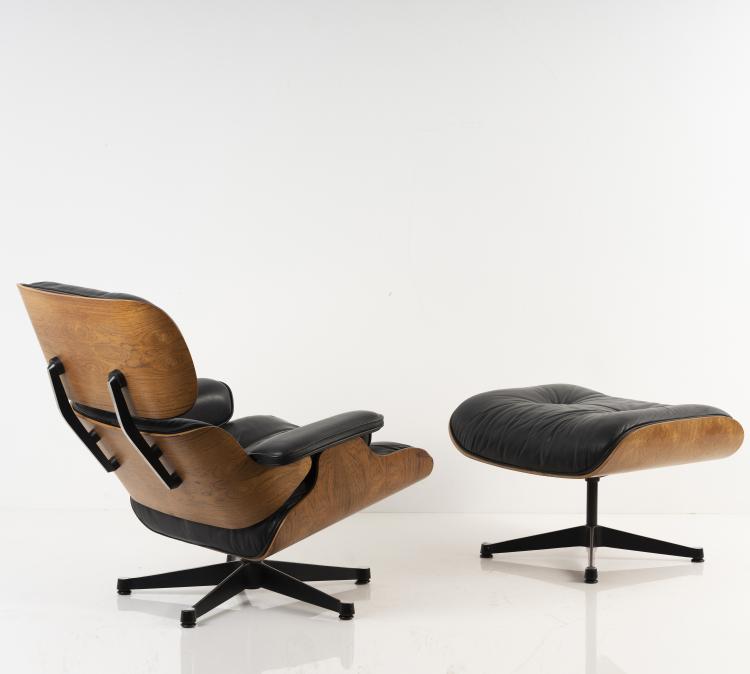 Bild 7 zu Objekt, Armlehnsessel 'Lounge Chair 670' mit Ottoman '671', 1956, Vitra Design, Weil am Rhein f&uuml;r Herman Miller, Zeeland, 139B 334