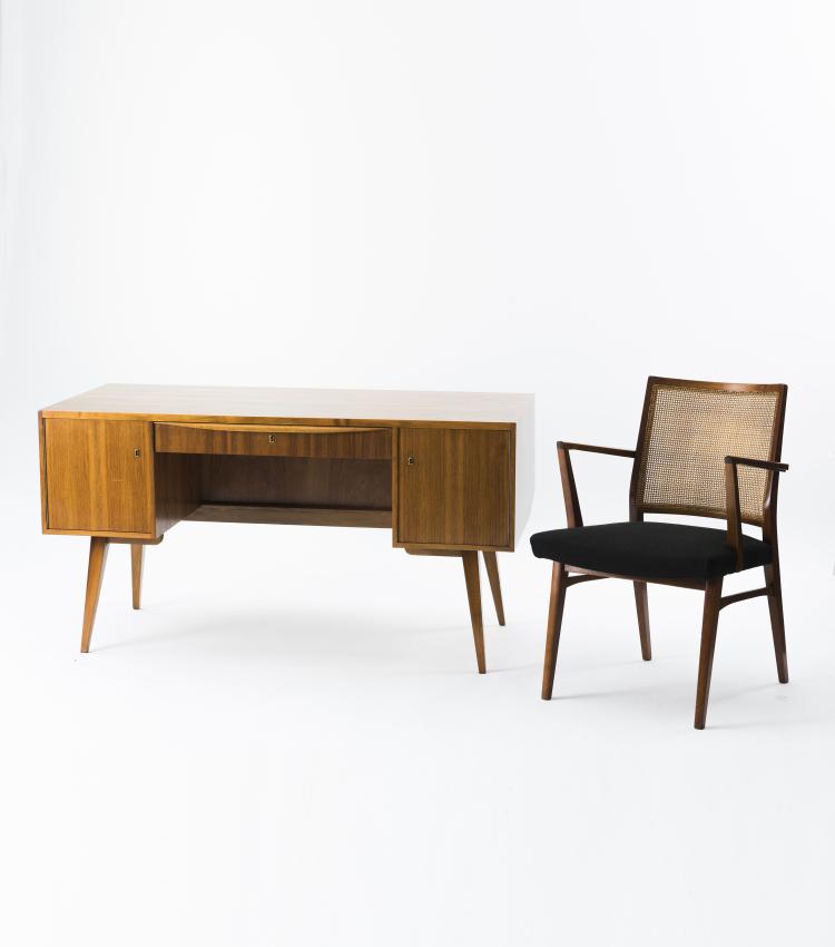 Hauptbild zu Objekt, Armchair, c. 1960, Vereinigte Werkst&auml;tten, M&uuml;nchen, 139A 154