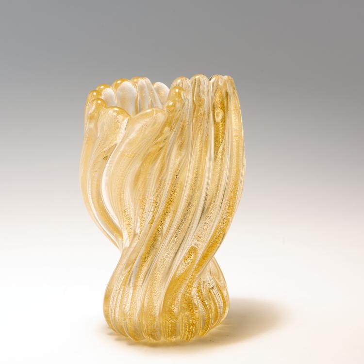Bild 1 zu Objekt, 'Ritorto a coste' vase, 1950, Archimede Seguso, Seguso, Archimede, Murano, 140C 486
