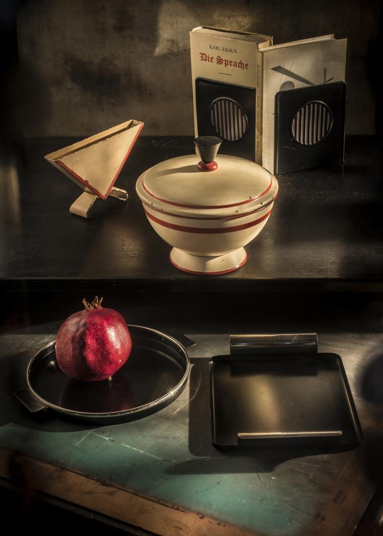 Bild 3 zu Objekt, Two bookends, 1929-32, Marianne Brandt, Ruppelwerk, Gotha (zugeschrieben), 139A 54