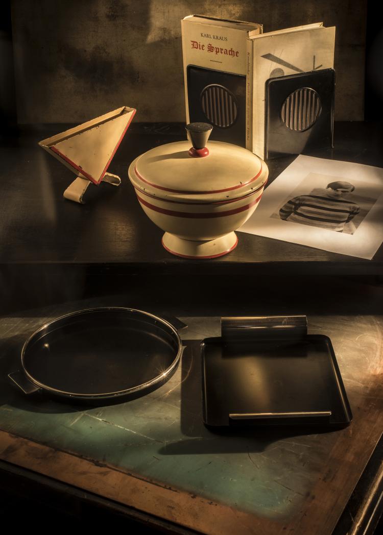 Bild 4 zu Objekt, Two bookends, 1929-32, Marianne Brandt, Ruppelwerk, Gotha (zugeschrieben), 139A 54