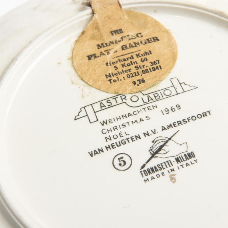 Bild 2 zu Objekt, Sechs Teller 'Astrolabio', 1965, Piero Fornasetti, Fornasetti, Mailand, 139B 403