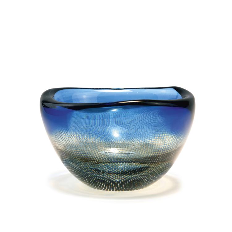 Hauptbild zu Objekt, 'Kraka' bowl, 1955, Sven Palmqvist, Orrefors Glasbruk, 140C 632
