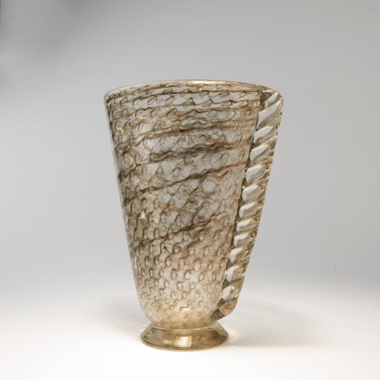 Bild 1 zu Objekt, 'Avventurina a bolle' vase, c. 1940, A.Ve.M., Murano, 140C 475