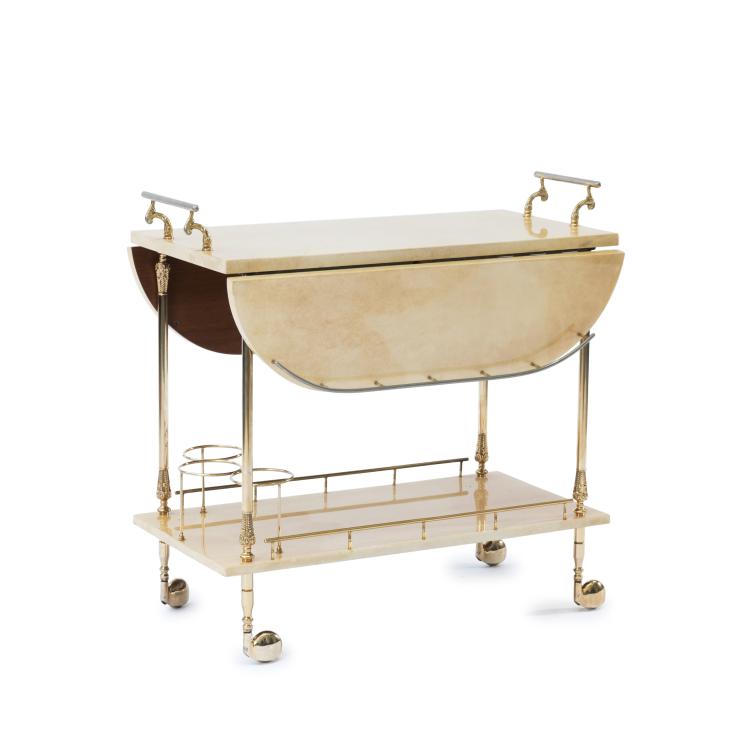 Hauptbild zu Objekt, Serving cart, c. 1950, Aldo Tura, Tura, Mailand, 139B 275