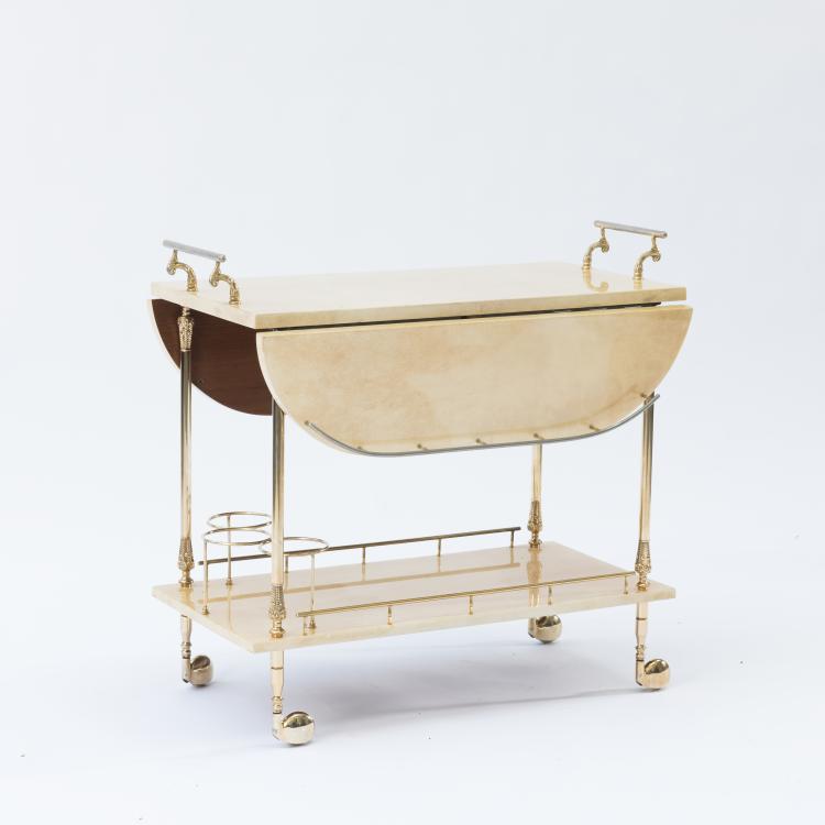 Bild 2 zu Objekt, Serving cart, c. 1950, Aldo Tura, Tura, Mailand, 139B 275