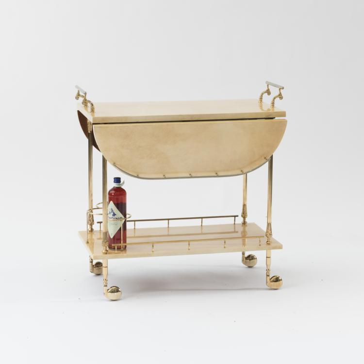 Bild 3 zu Objekt, Serving cart, c. 1950, Aldo Tura, Tura, Mailand, 139B 275