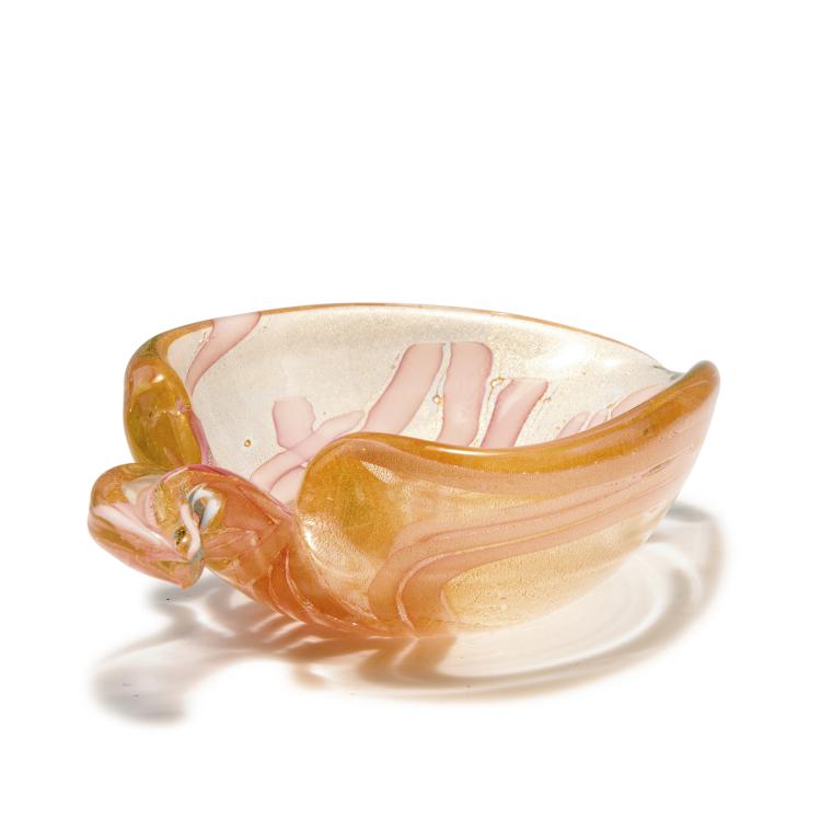 Hauptbild zu Objekt, 'Pezzo unico di prova' bowl, 1955-60, Ercole Barovier, Barovier & Toso, Murano, 140C 519
