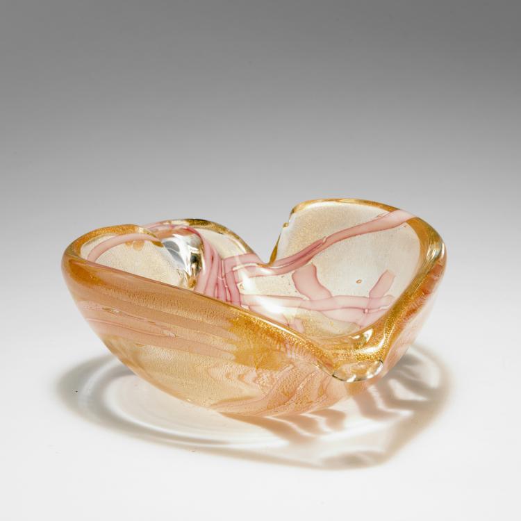 Bild 1 zu Objekt, 'Pezzo unico di prova' bowl, 1955-60, Ercole Barovier, Barovier & Toso, Murano, 140C 519