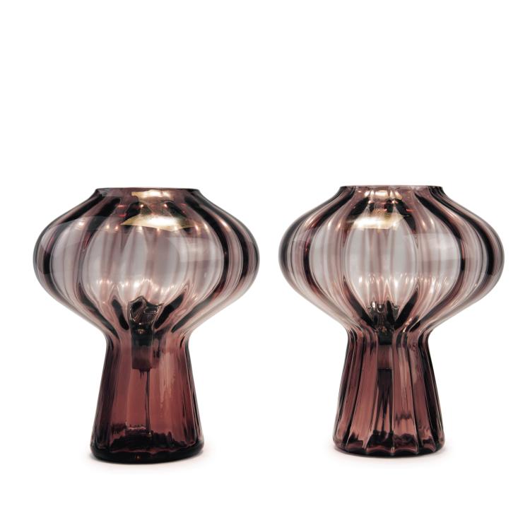 Hauptbild zu Objekt, Zwei Tischleuchten 'Zaffiro 4000', 1956, Massimo Vignelli, Venini & C., Murano, 140B 202