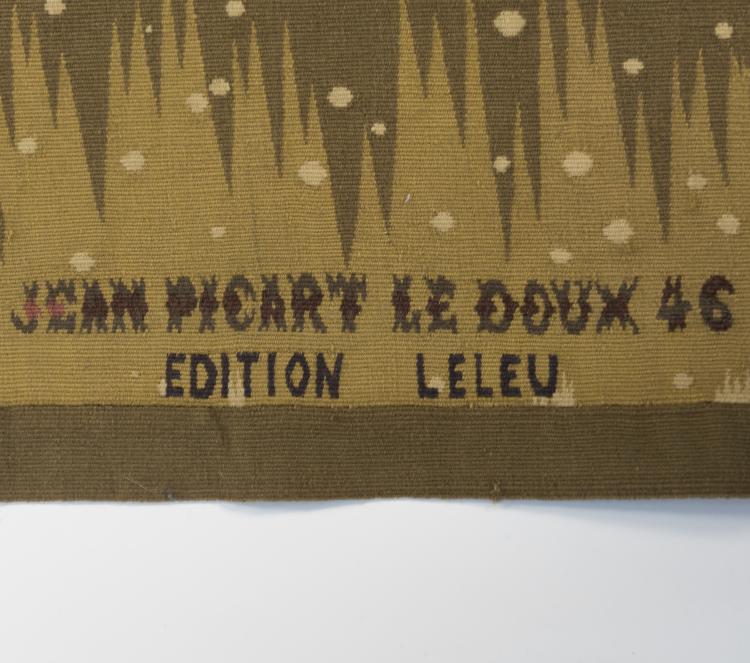 Bild 1 zu Objekt, Wandteppich 'Les petites Algues', 1946, Pinton Fr&egrave;res, Aubusson; Leleu, Paris, 140D 691