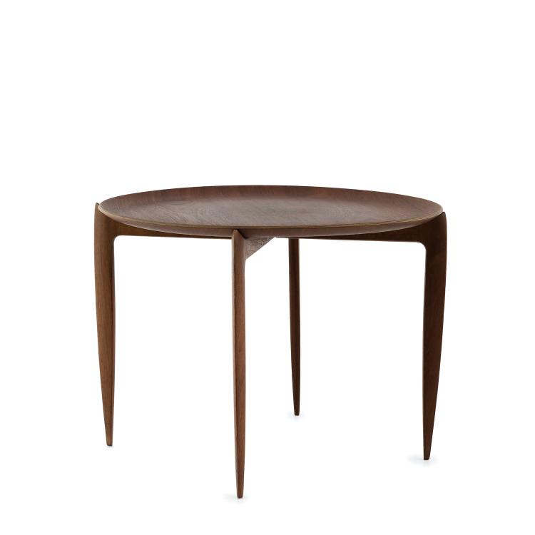Hauptbild zu Objekt, Foldig table with removable tray, c. 1955, Hansen, Fritz, Allerod, 139B 321