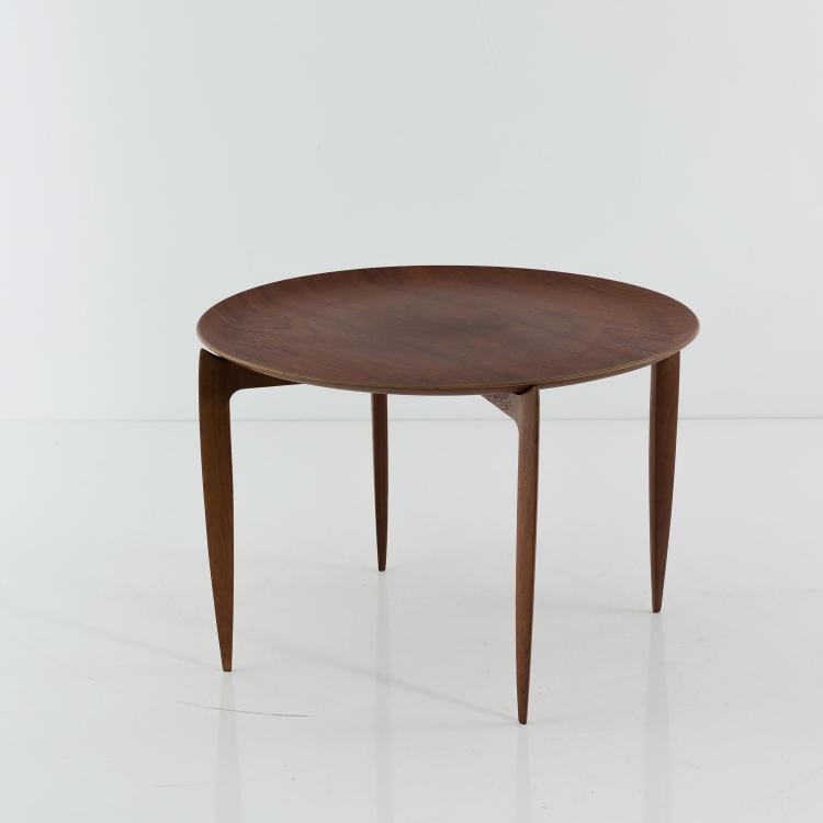 Bild 2 zu Objekt, Foldig table with removable tray, c. 1955, Hansen, Fritz, Allerod, 139B 321