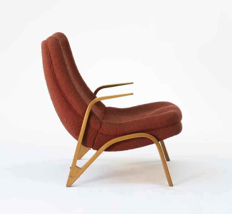 Bild 1 zu Objekt, Easy chair, c. 1955, Paul Bode, Federholzgesellschaft, Kassel, 139A 125
