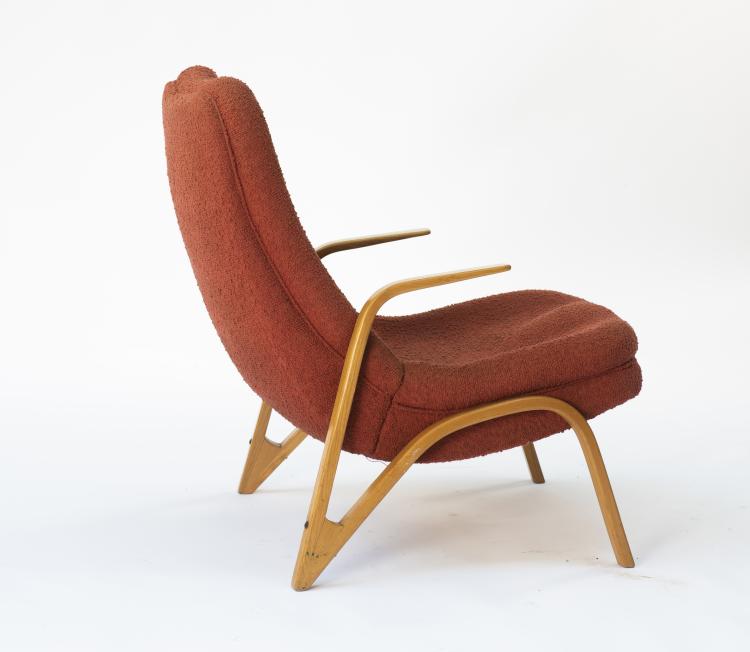 Bild 2 zu Objekt, Easy chair, c. 1955, Paul Bode, Federholzgesellschaft, Kassel, 139A 125