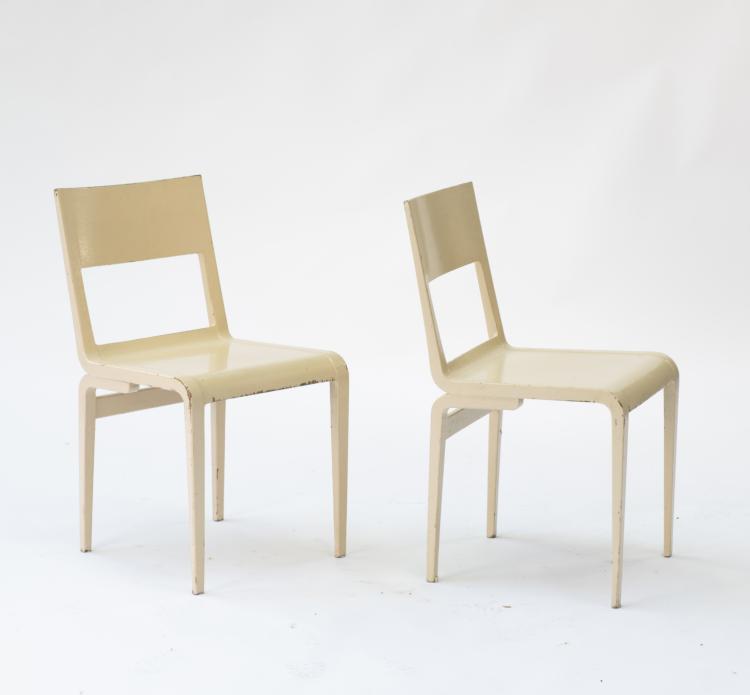 Bild 1 zu Objekt, Two '50642' - 'Menzel' chairs, 1959/51, Erich Menzel, VEB Deutsche Werkst&auml;tten, Dresden-Hellerau, 139A 99