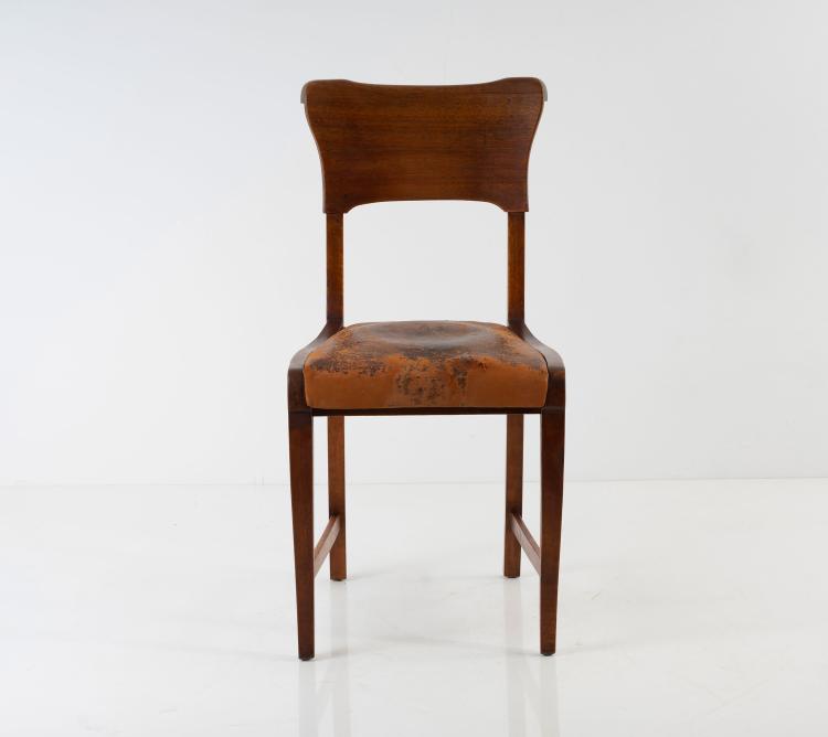 Hauptbild zu Objekt, Side chair, c. 1913, Max Heidrich, Werkst&auml;tten Bernard Stadler, Paderborn, 139A 24