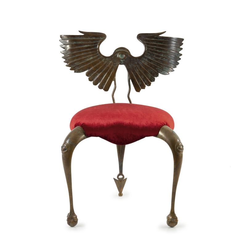 Hauptbild zu Objekt, Stuhl 'Wingback chair', 1987, Studio Mark Brazier-Jones, Buckland, Buntingford, 139B 628