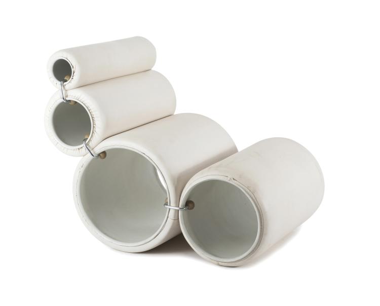 Hauptbild zu Objekt, Sessel 'Tube chair', 1969, Joe Colombo, Flexform, Meda Mailand, 140B 274