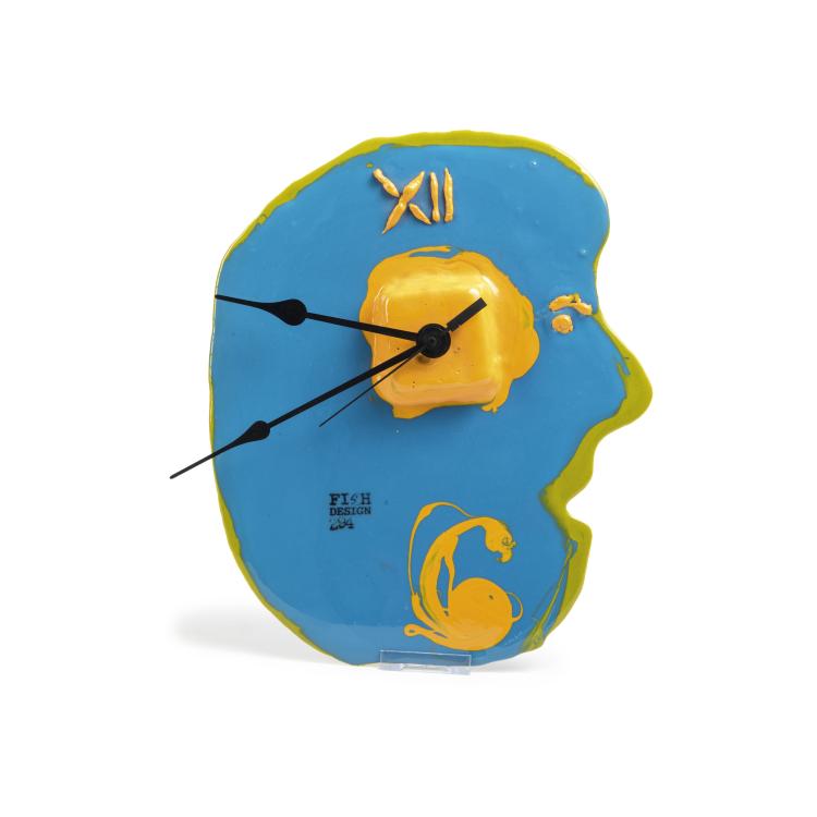 Hauptbild zu Objekt, '294' wall clock, 1990s, Gaetano Pesce, Fish Design, 140B 396